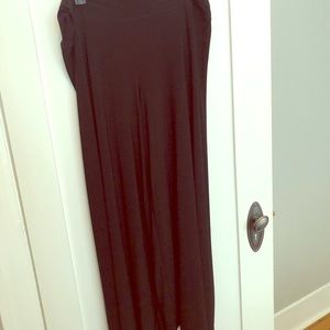 Black Knit palazzo style pants